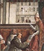 Domenicho Ghirlandaio Details of Bestatigung der Ordensregel der Franziskaner Spain oil painting artist